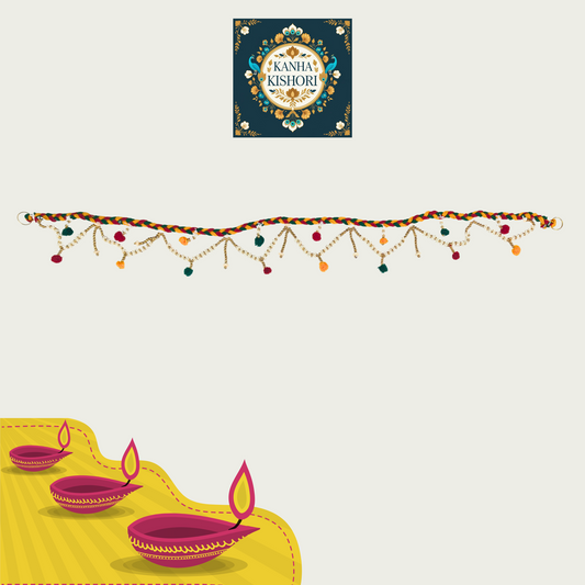 Colourful Embellished Festive Toran with Tassels