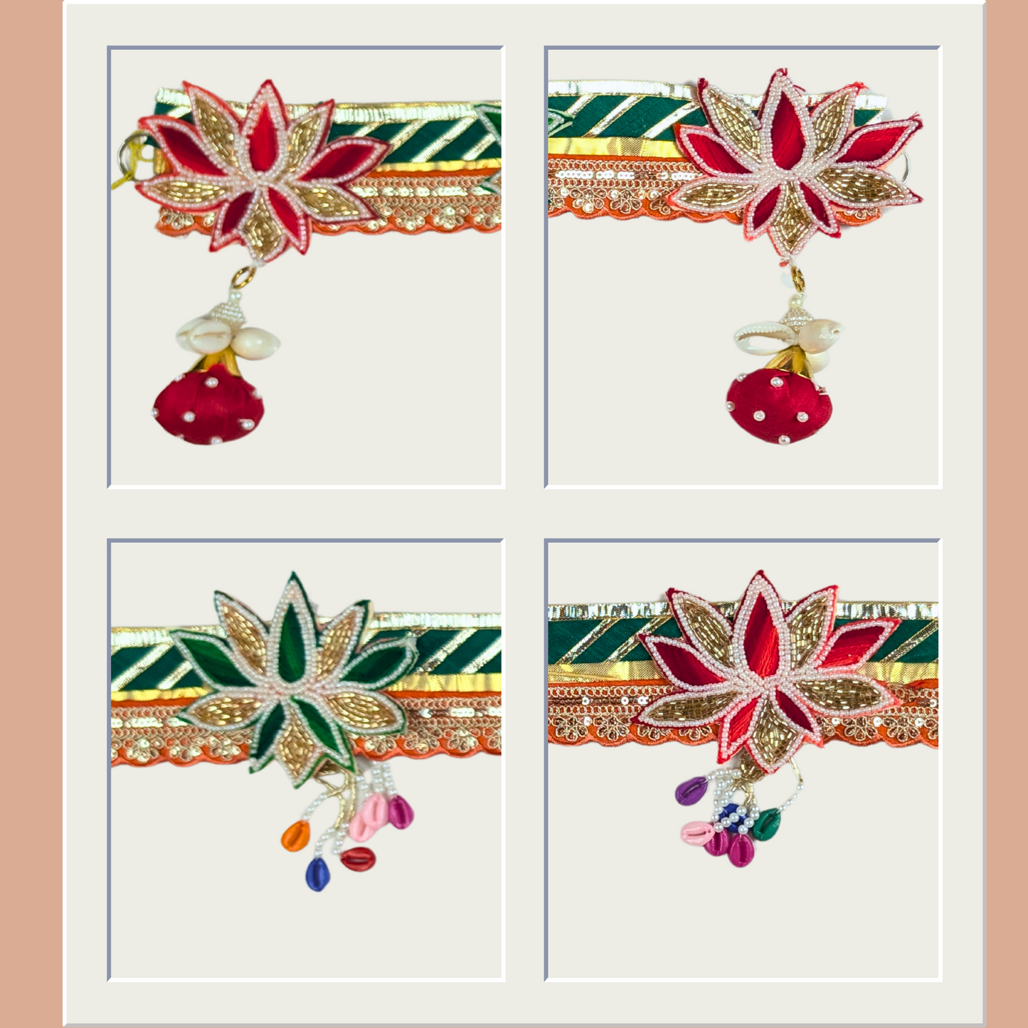 Vibrant Festive Toran with Tassels and Embellishments