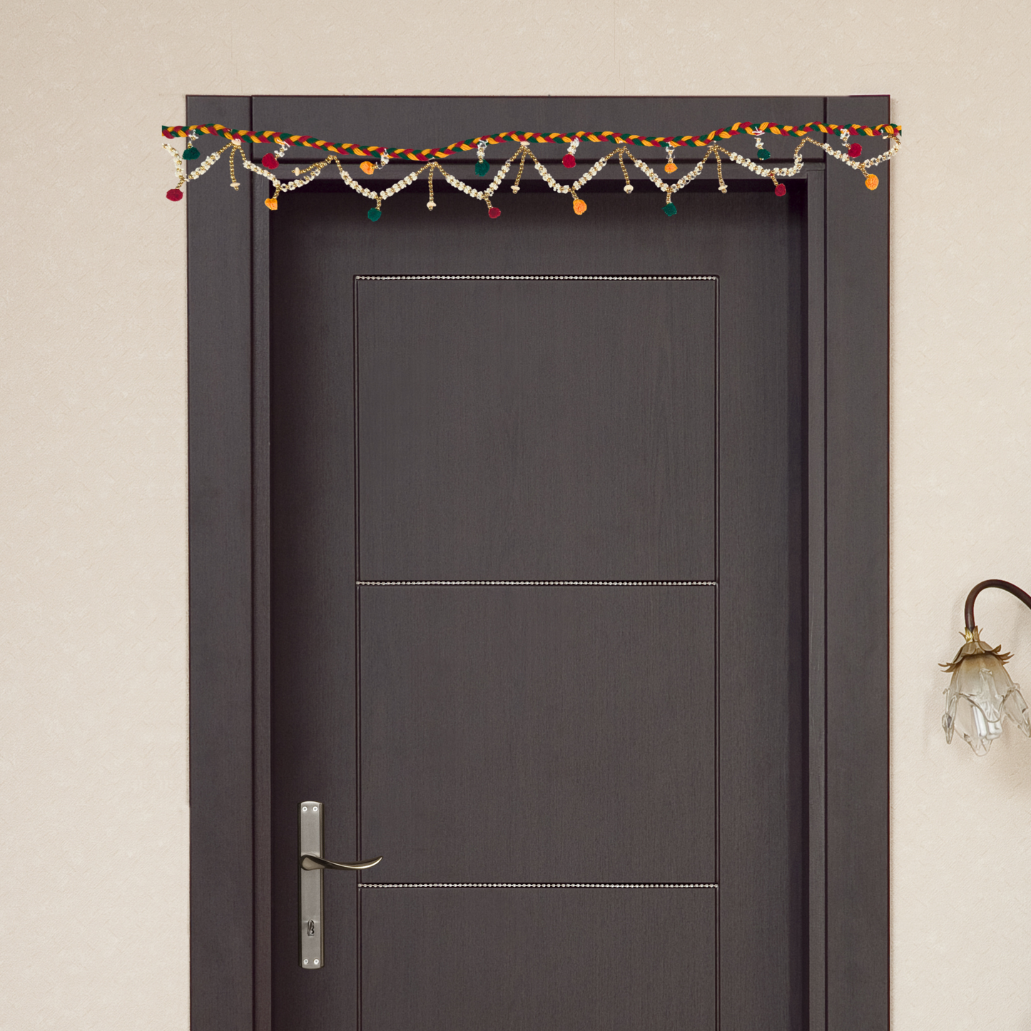 Colourful Embellished Festive Toran with Tassels
