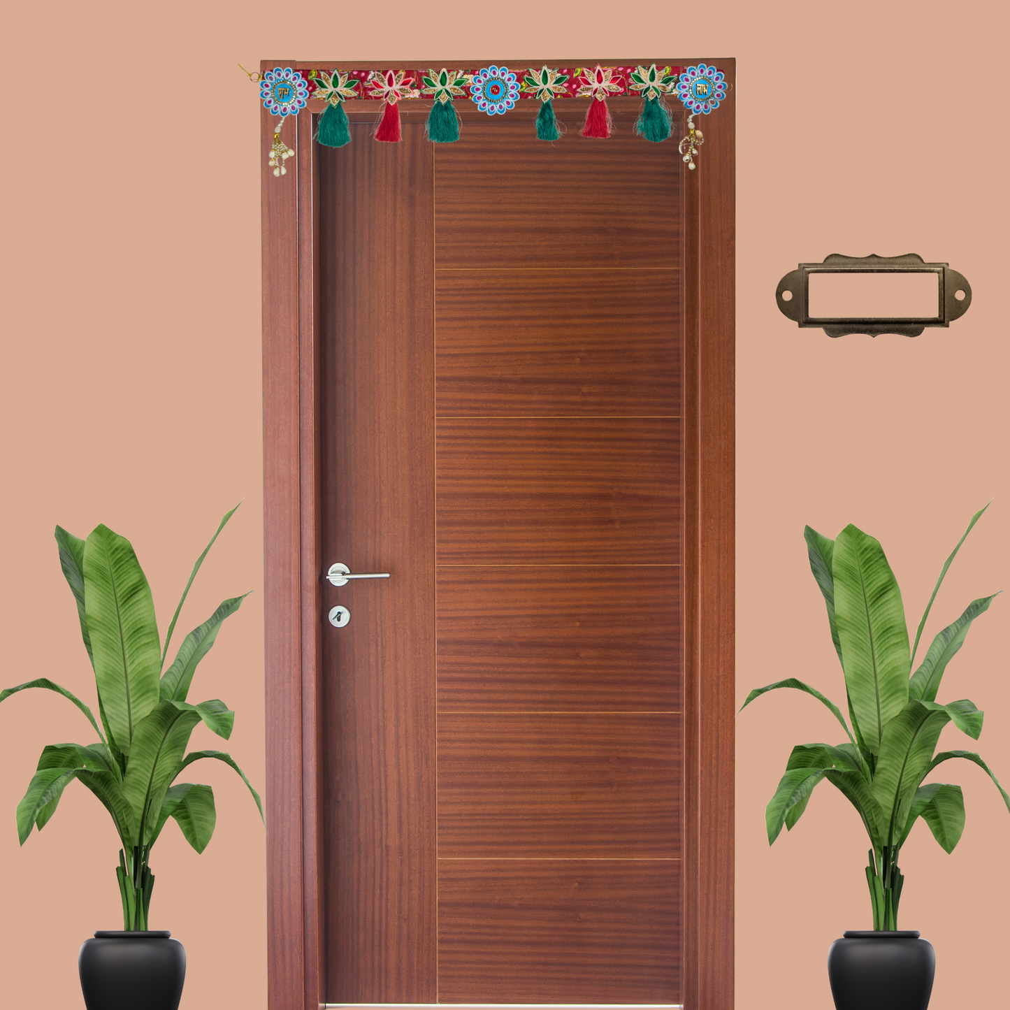 Vibrant Festive Toran with Tassels and Embellishments