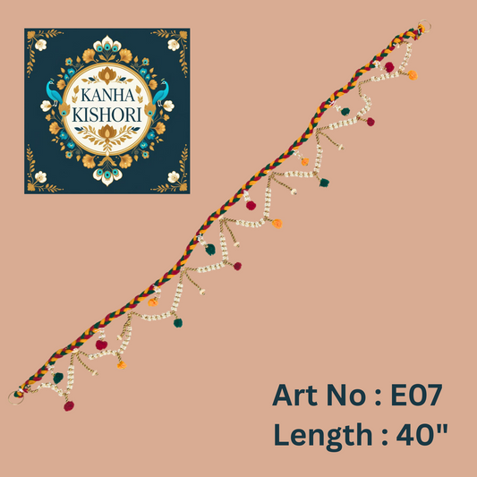 Colourful Embellished Festive Toran with Tassels